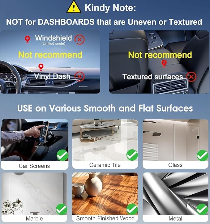 Pro Magnetic Car Phone Holder, 360° Rotation, Adjustable Arm, Strong Suction, Android, iPhone and Laptop Compatible | Universal Mobile Holder