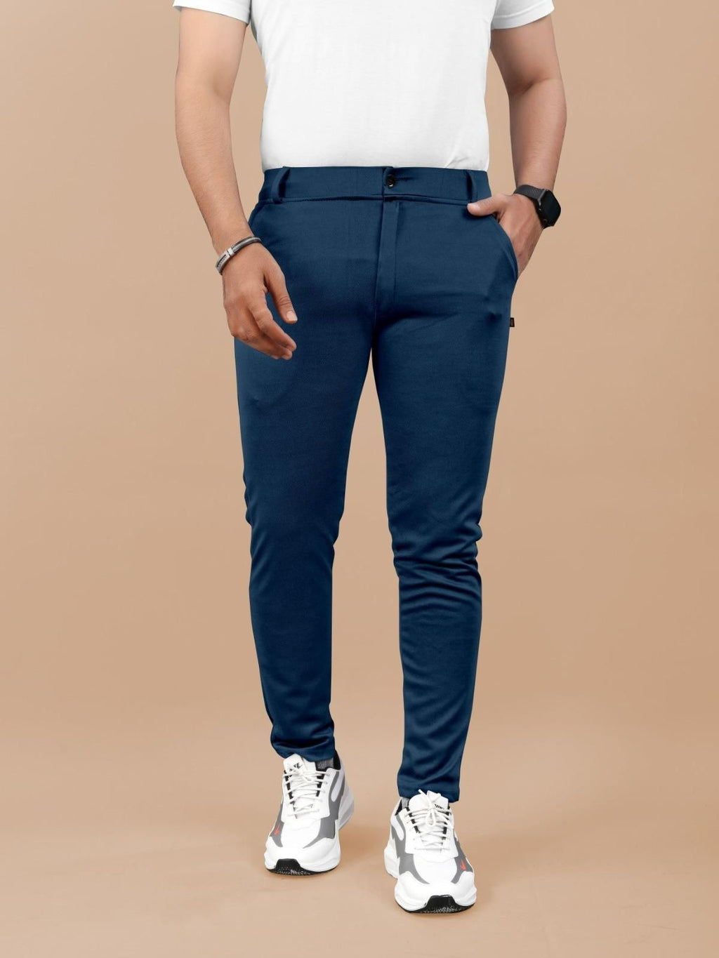 High Elasticity Men's Classic Pants (Pack of 3) Official Look