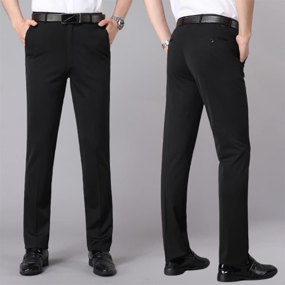 High Elasticity Men's Classic Pants (Pack of 3) Official Look